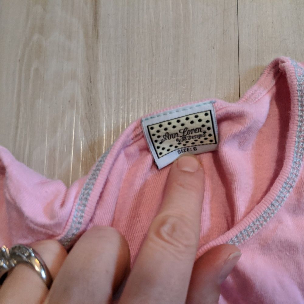 Ann Loren ge designs dress girl‎ toddler 6 dog pink - Picture 4 of 6